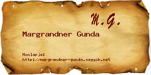 Margrandner Gunda névjegykártya